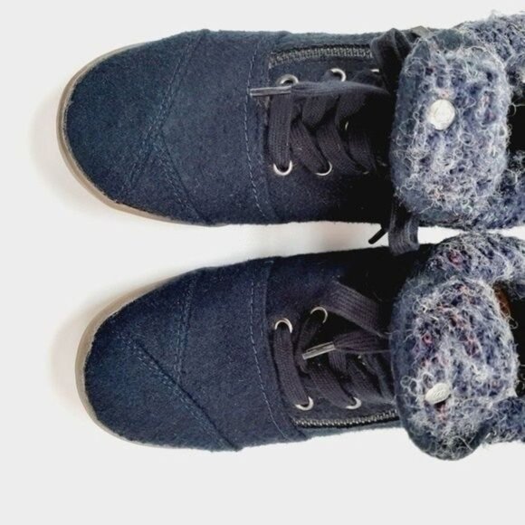 New - CALL IT SPRING Women's Ashlee Ankle Booties Shootie Navy Sneaker Sz 6 - Picture 8 of 12